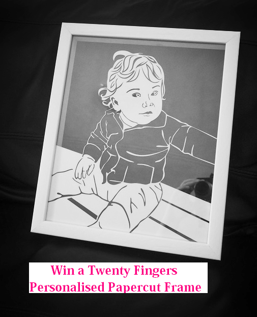 Twenty Fingers Personalised Papercut Review,décor, home, frame
