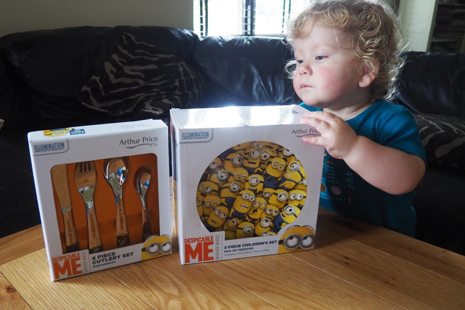 Arthur Price Despicable Me 3 Collection Review, cutlery, china, plate, Minions