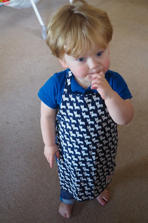 Baba Fashionista with My Mini Pinny , handmade aprons, review