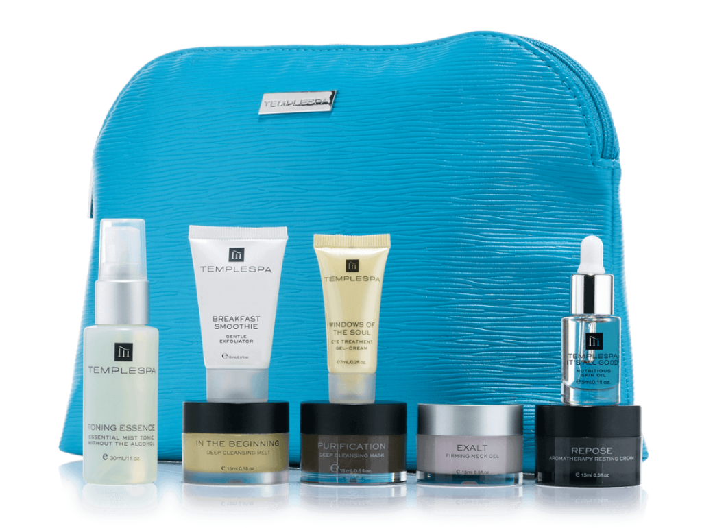 Win a Temple Spa Gift Set worth £50. skincare products, giveaway, Temple Spa