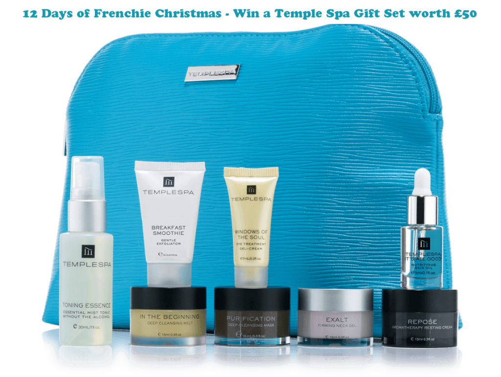 Win a Temple Spa Gift Set worth £50. skincare products, giveaway, Temple Spa