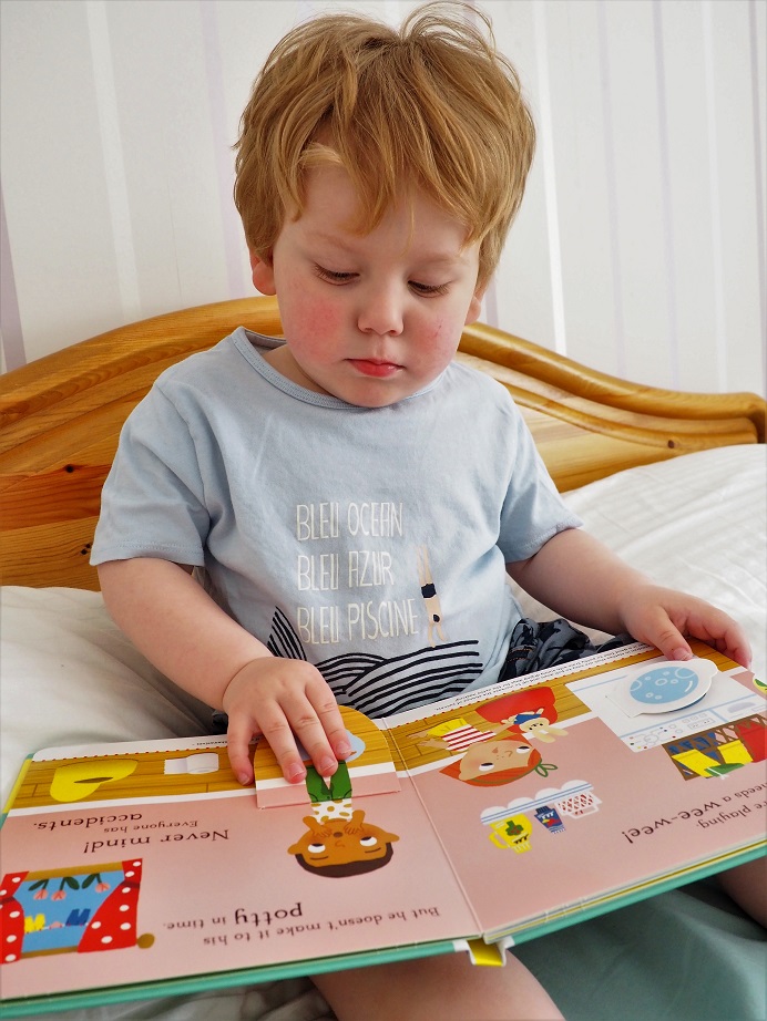 Big Steps series by Campbell Books Review, Novelty Books with flaps and mechanism, Marion Cocklico, books for toddlers, potty training, The Frenchie Mummy
