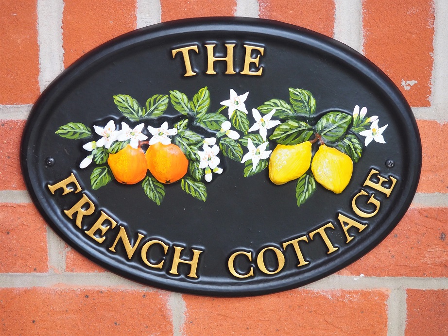 Village Green House Sign Review, Decorating House, Cast & Hand-Painted, House Sign, The Frenchie Mummy
