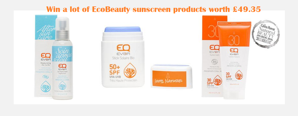 EcoBeauty Review. Organic & Natural Beauty Products, Sun Protection, Giveaway, the Frenchie Mummy