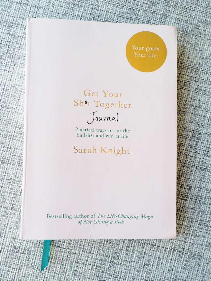 Get Your Sh*t Together Journal by Sarah Knight Review, self-help book, quercus, girl boss, giveaway, the Frenchie Mummy