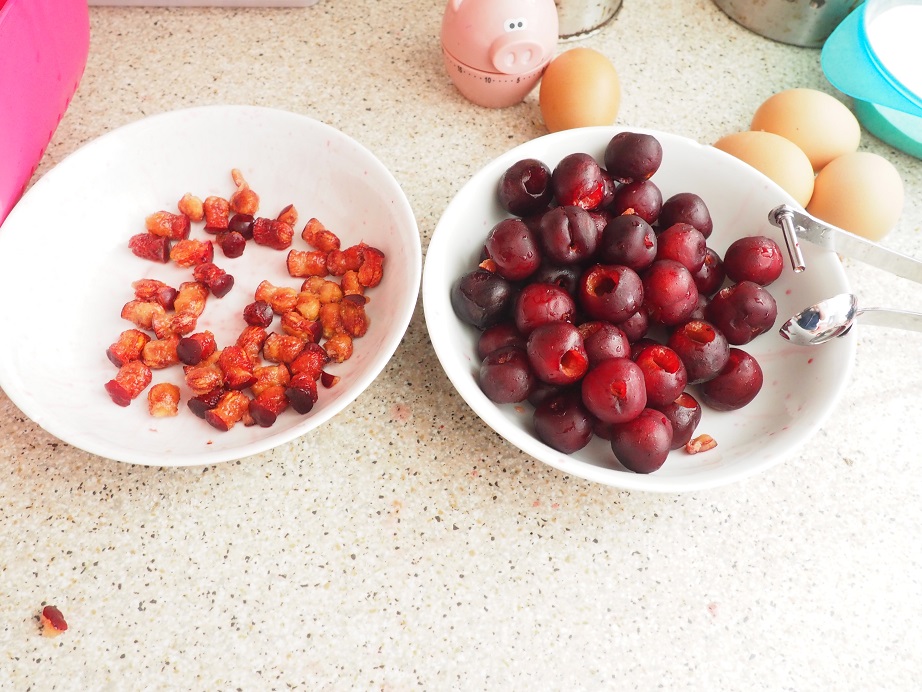  #LoveFreshCherries Challenge, Cherry Clafoutis Recipe, Jamie Oliver, British Cherry Season, Britmums, Cherry Dessert, the Frenchie Mummy