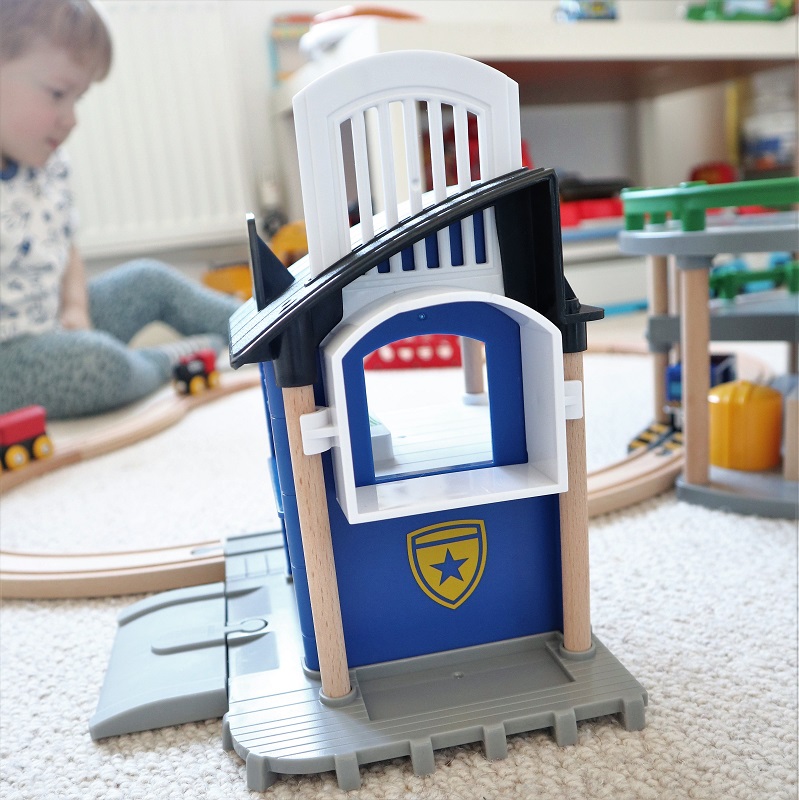BRIO Police Station Review, BRIO World, Toys Review, Police Station, BRIO, Playing, The Frenchie Mummy