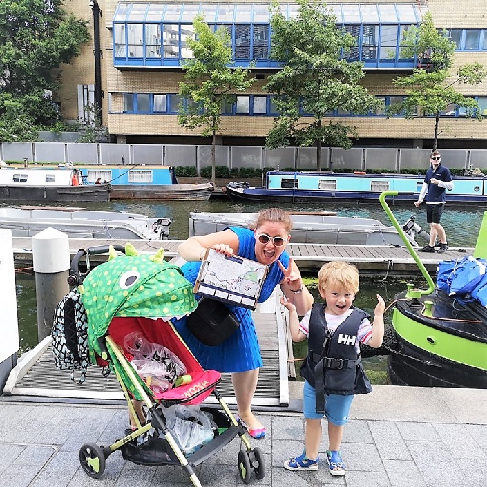 GoBoat London Review, Self-drive boat hire, things to do in London, London's canal, Paddington, The Frenchie Mummy, London Experience