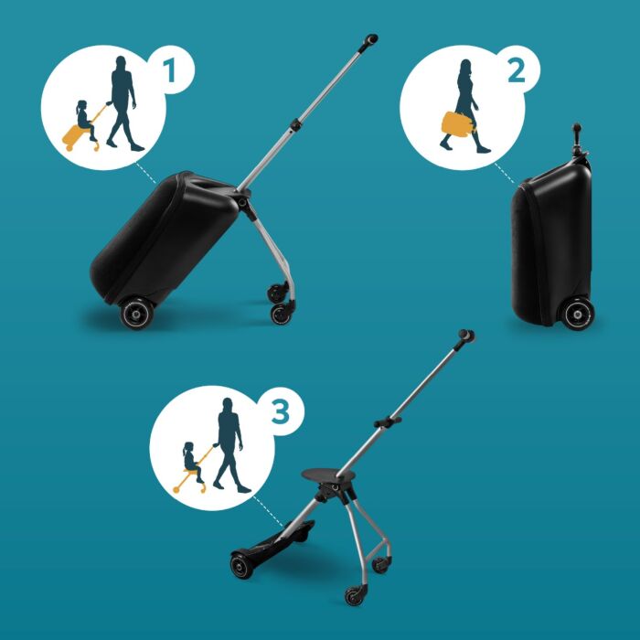Micro Eazy 3 in1 Ride-On Suitcase, Back to School Giveaway, Win, Ride On Suitcase, Hand Luggage, Holiday Stroller, Travelling with Kids, the Frenchie Mummy, Micro Scooters