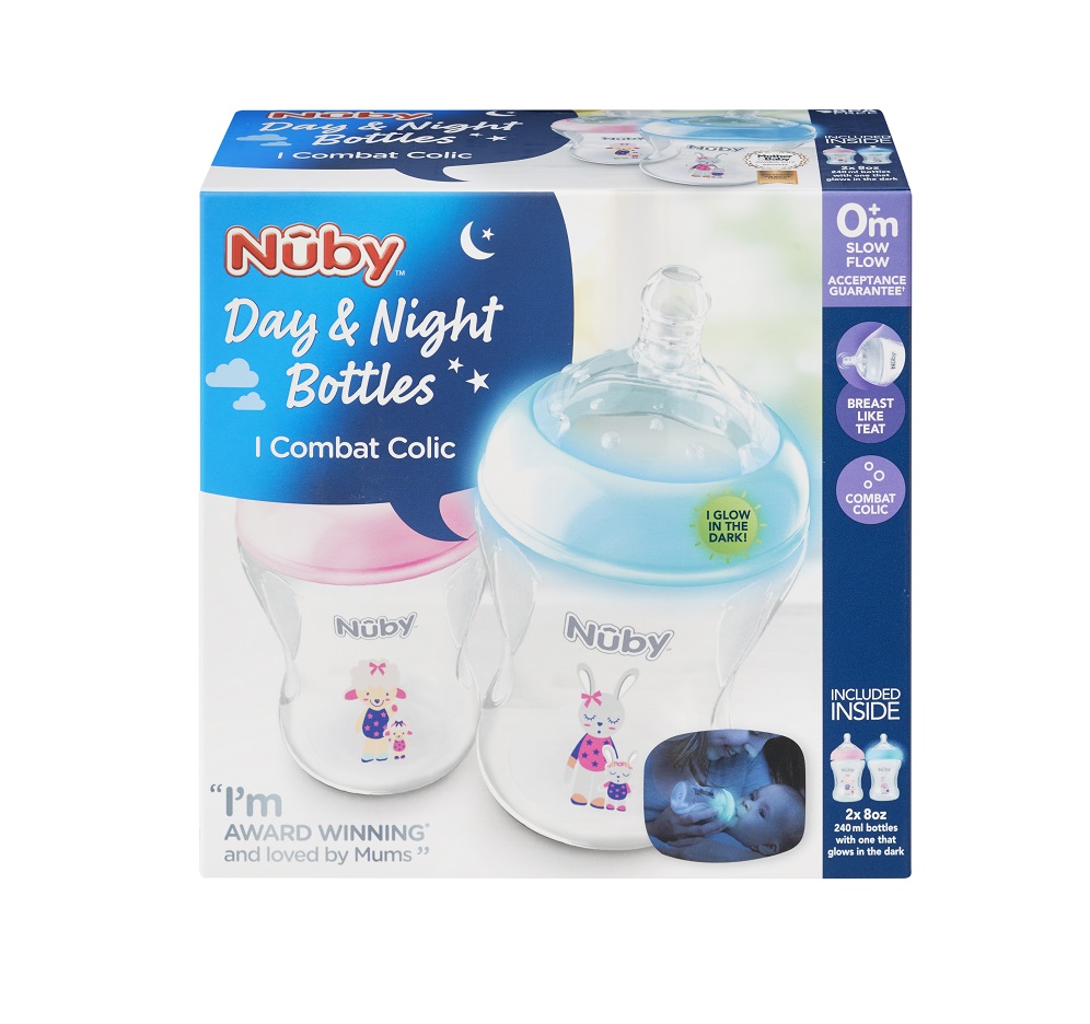 Nûby Day & Night Glow In The Dark Bottles Set, Nûby, Christmas Giveaway, Win, the Frenchie Mummy