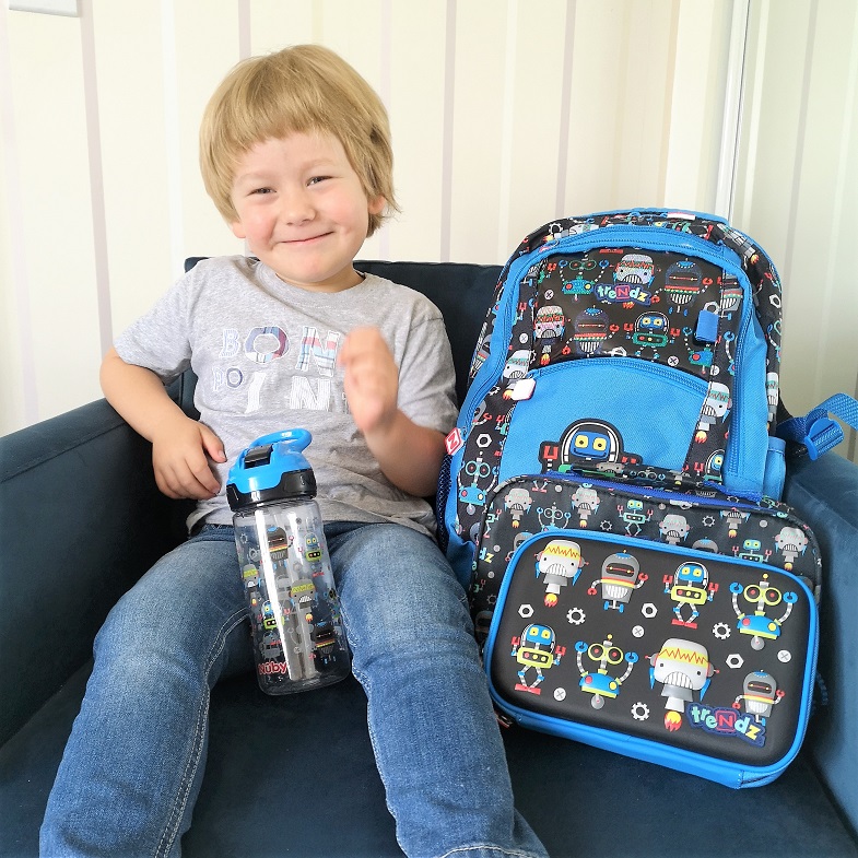 Nûby Back To School Kit, Back To School, Giveaway, Win, Backpack, School Bag, Nûby, Robots, The Frenchie Mummy