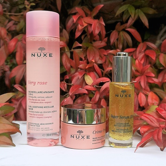 Nuxe Bestsellers Gift Set, Nuxe Paris, Organic Beauty, Vegan-Friendly, Huile Prodigieuse, Nuxe Prodigiously Floral Gift Set, Bestsellers, Nuxe Skincare, Valentine's Day Giveaway, Win, Competition, the Frenchie Mummy