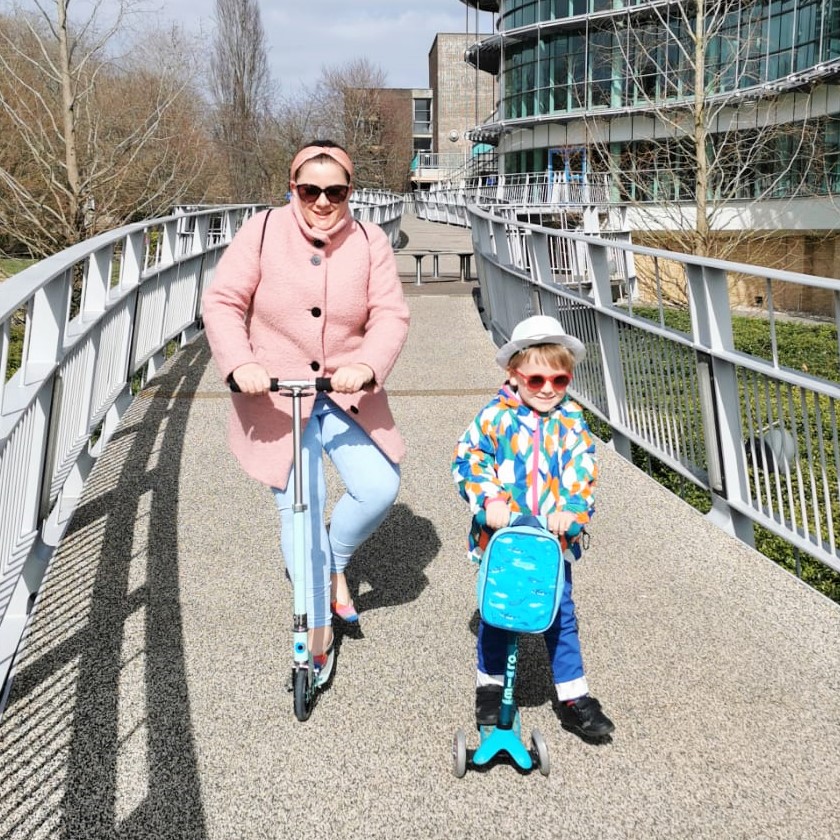March 2021, Kent Life, Country Life, Family Time, Spring 2021, the Frenchie Mummy, Scooting