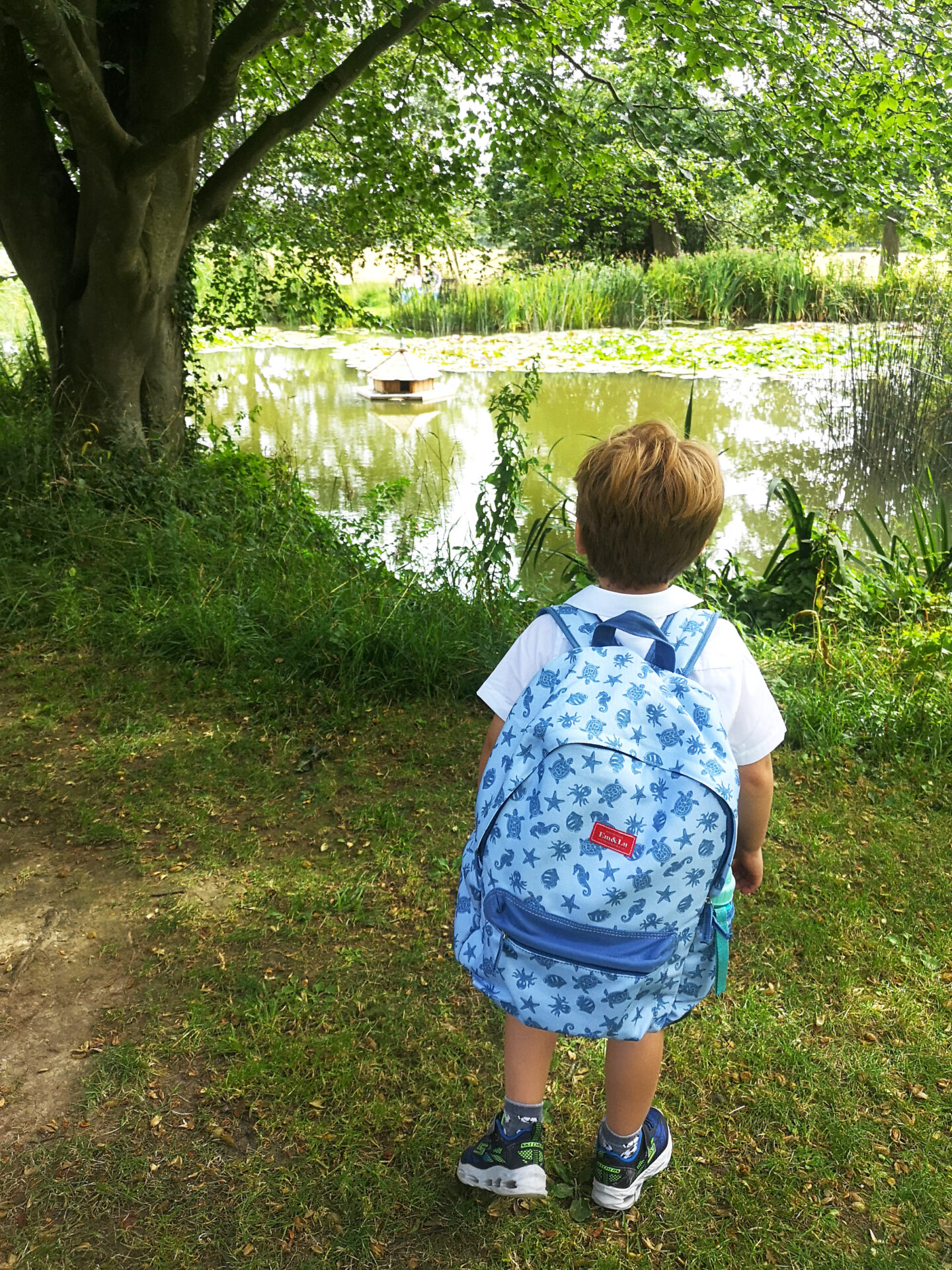 Back To School Em & Lu Sets, Back To School Essentials, Backpack, Em & Lu, English Prints, Vintages vibes, win, Giveaway, the Frenchie Mummy, competition, Ocean Print, Boys Backpack, Rucksack