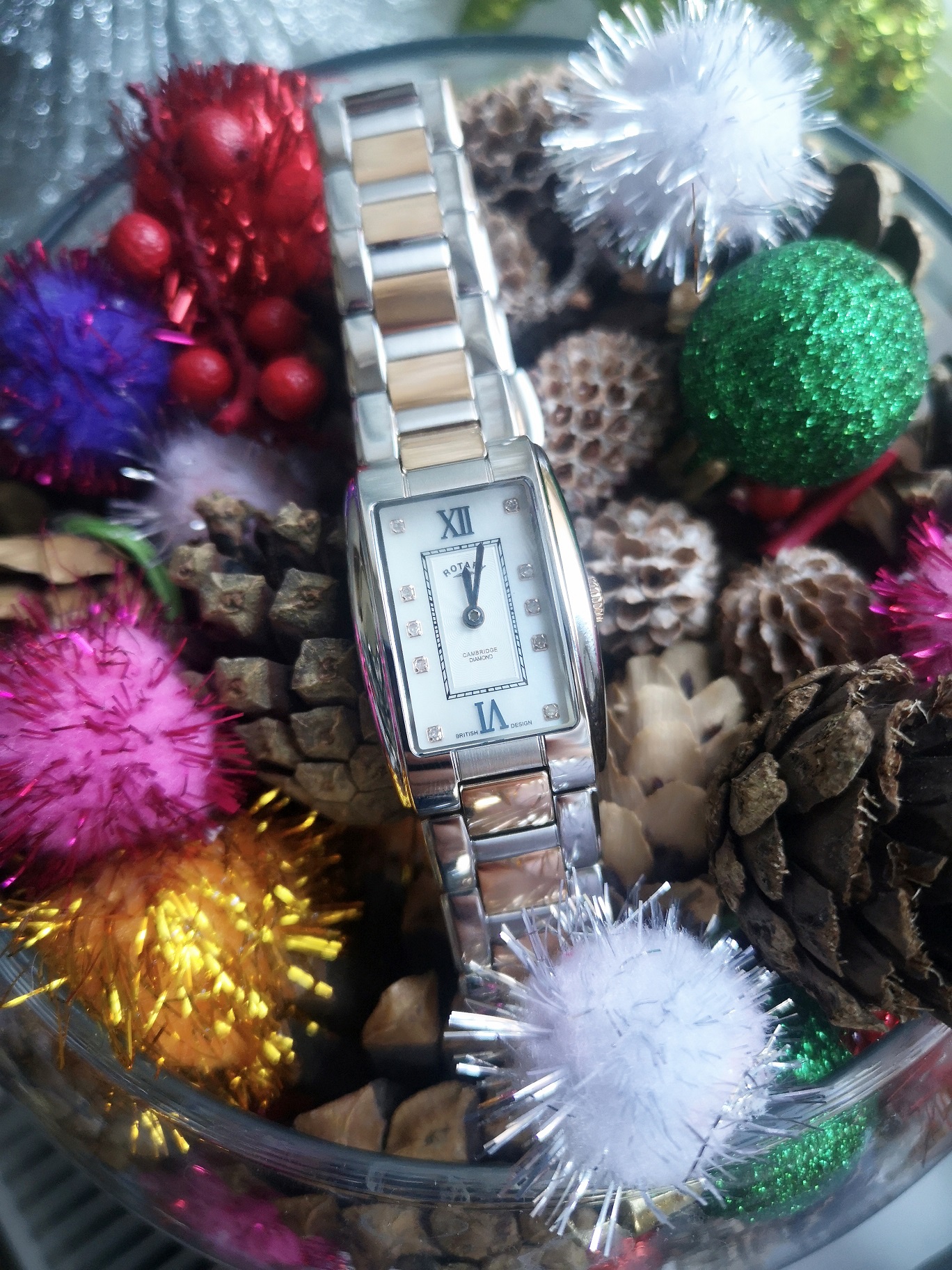 Rotary Cambridge Diamond Watch, Rotary Watches, Luxury Watches, Ladies Watch, Cambridge Collection, Win, Xmas Giveaways, Competition, the Frenchie Mummy, Stainless Steel Watch