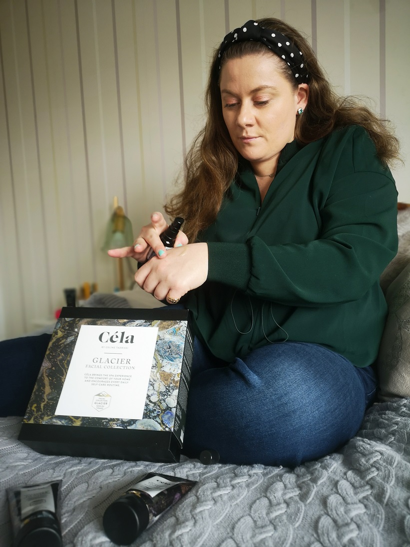 Céla Glacier Facial Collection, Céla Skin, Natural Skincare Brand, Glacier, Beauty Review, Beauty Set, Beauty Products, Cruelty-Free, Easter Giveaway, Spa Experience at home, Competition, Win, the Frenchie Mummy, Seed to Skin, Natural Ingredients