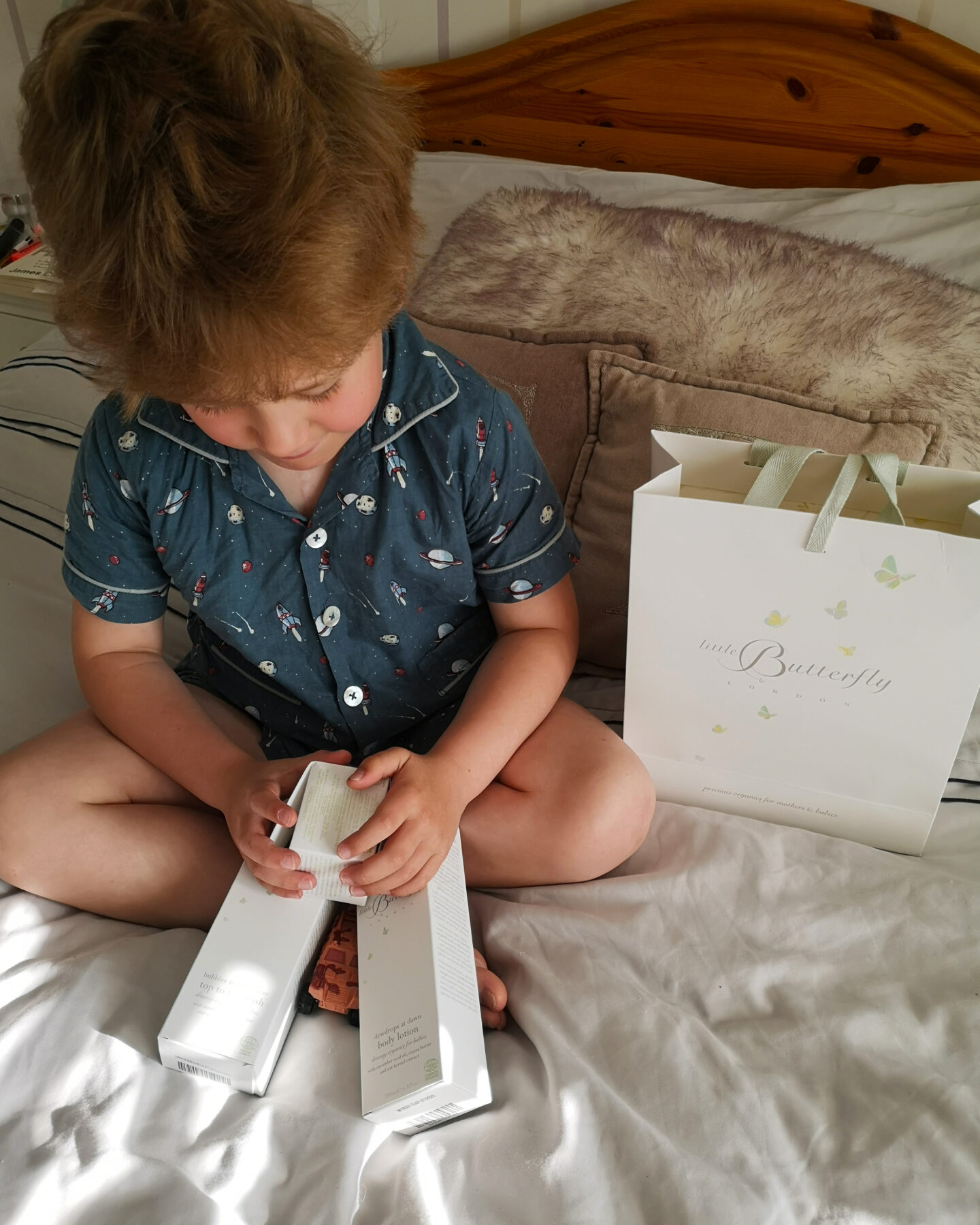 Little Butterfly Bestseller Kit, Little Butterfly London, Children's Skincare, Organic Skincare Brand, Eczema Prone, The Frenchie Mummy, Natural Ingredients, Blog Anniversary Giveaway, Competition, Win, Organic Skincare, Baby Pamper set