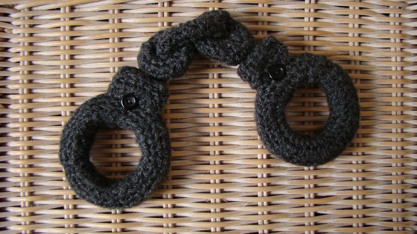 knitted handcuffs