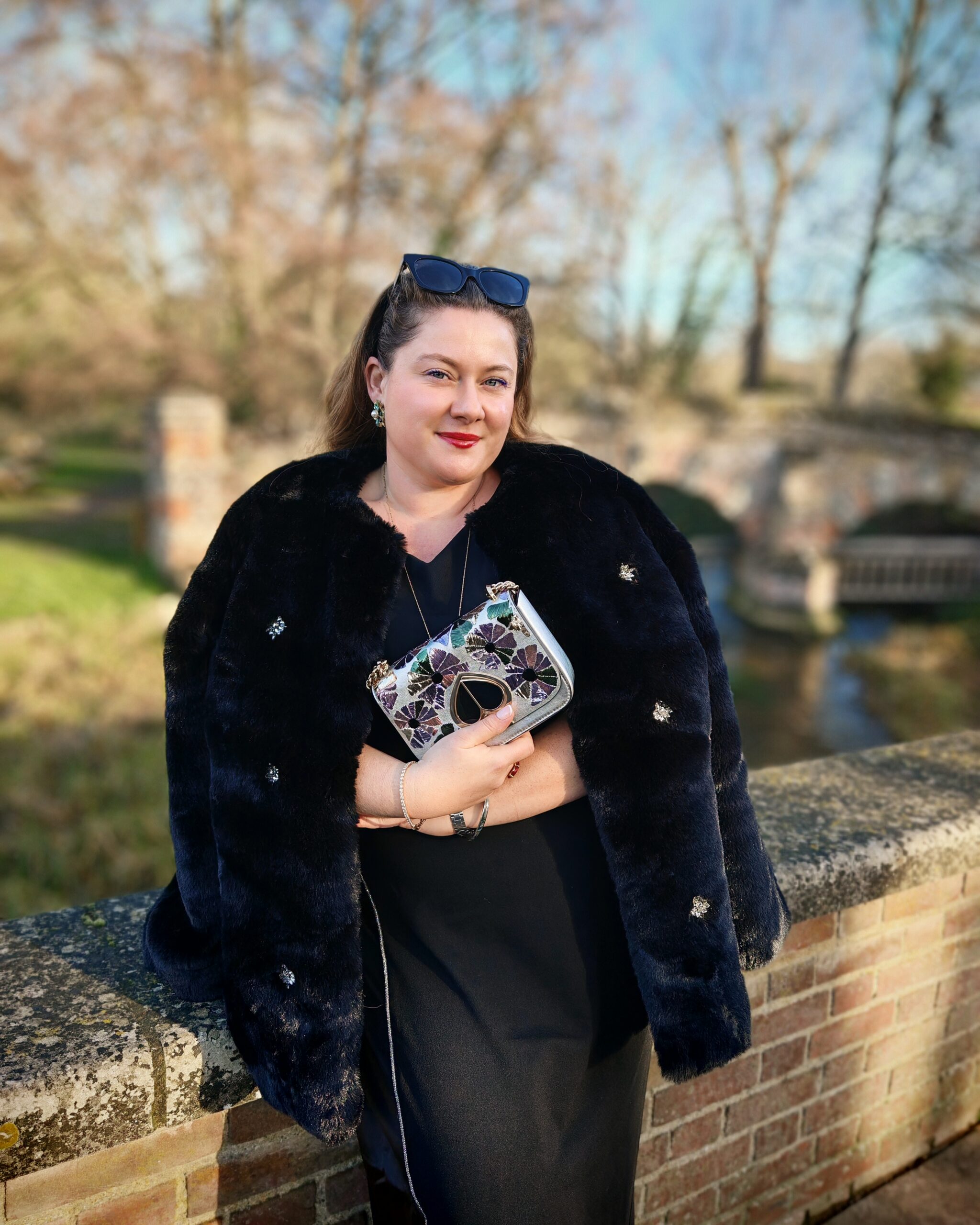 Create The Perfect Party Season Look, Very UK Partywear, party season outfit, Very UK, Party Season Fashion, Christmas Day Outfit, Faux-Fur Jacket, Faux-Fur Coat, Black Mini Dress, Black Dress, Party Season Edit, The Frenchie Mummy, Fashion tips, Styling Tips