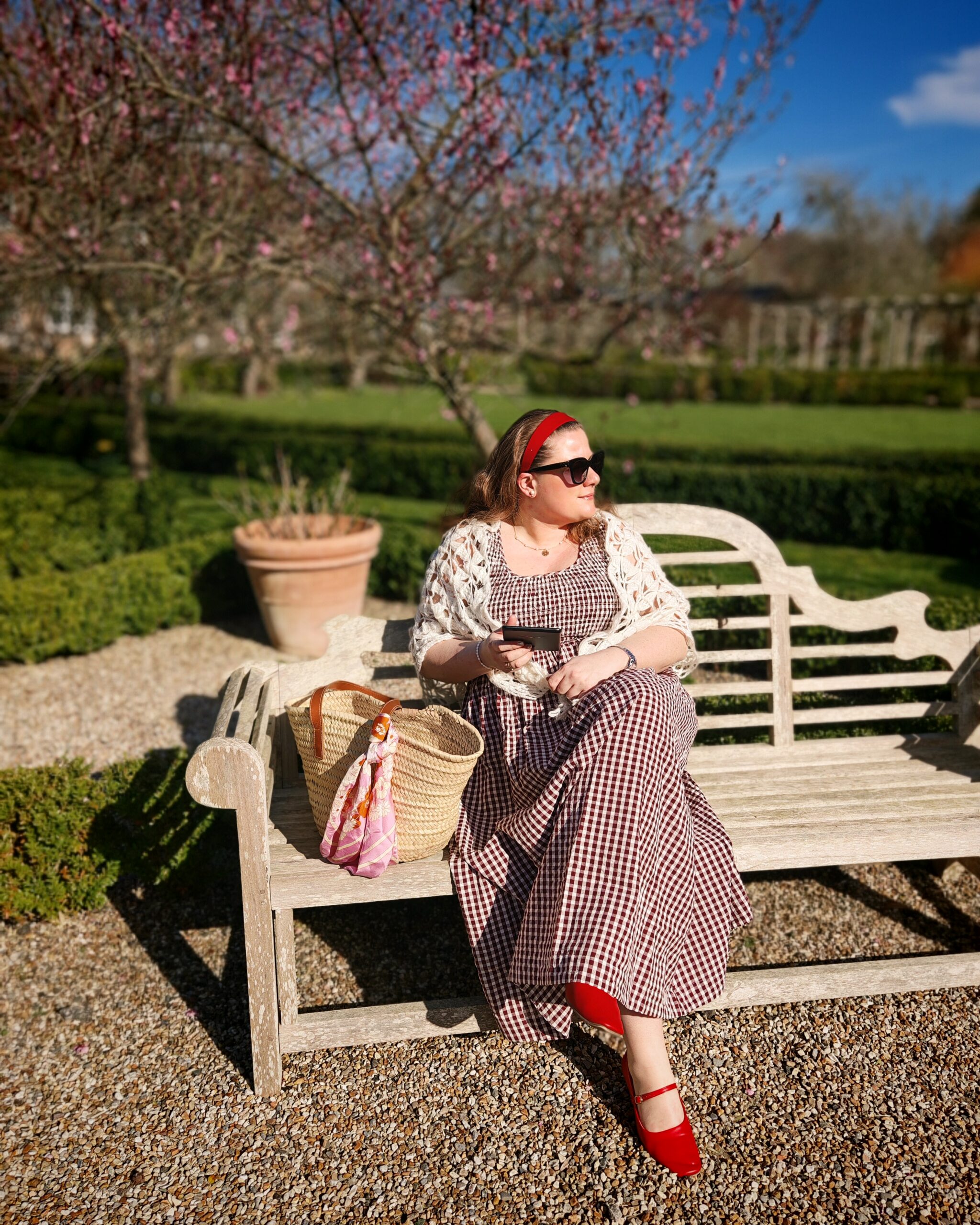 Dress Like The Heroine Of Your Own Novel, Spring Style with Very UK, Write your own Story, Very UK, Gingham Dress, Nobody's Child, Summer Dress, Dress like a heroine, Romantic style, Romantic novels, Kindle, E-readers, the Frenchie Mummy, Write your own Book style